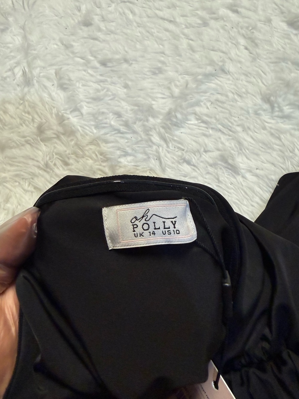 Oh Polly Socorra Ruched Hardware Detail Strapless Mini Dress in Black - Picture 8 of 16